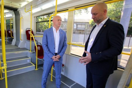 Новый трамвай Odissey Max запустят на поселок Котовского (фоторепортаж)