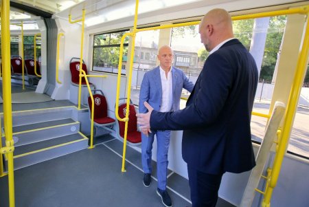 Новый трамвай Odissey Max запустят на поселок Котовского (фоторепортаж)