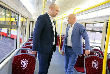 Новый трамвай Odissey Max запустят на поселок Котовского (фоторепортаж)
