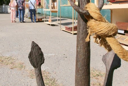 В парк Шевченко «приплыла» казацкая «Чайка» (фоторепортаж)
