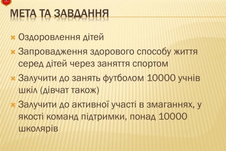 При поддержке мэра Одессы в городе создается школьная футбольная лига