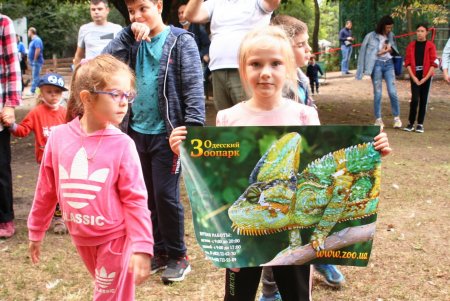 Юные одесситы дали имена новорожденным, появившимся на свет в зоопарке в этом году 