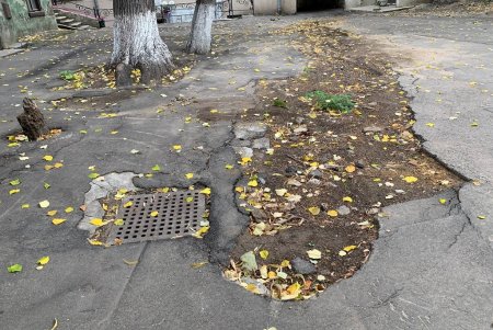 В районе Нового рынка ремонтируют внутридомовую территорию: заменят покрытие и обустроят площадку для бытовых отходов (фото)