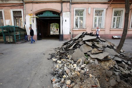 Дворовая атмосфера на Коблевской (фоторепортаж)