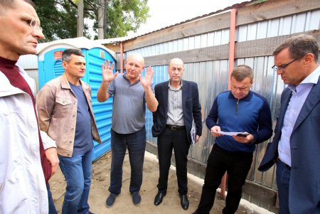 Строительство Центра админуслуг в Малиновском районе (фоторепортаж)