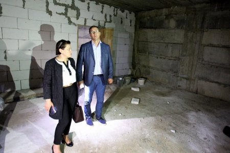 Строительство Центра админуслуг в Малиновском районе (фоторепортаж)