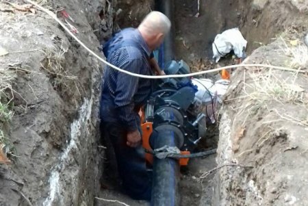 Жителям поселка Котовского отключат воду в связи с заменой трубопровода