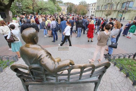 Торжественное открытие интерактивной композиции «Звуки Одессы» в Горсаду (фоторепортаж)