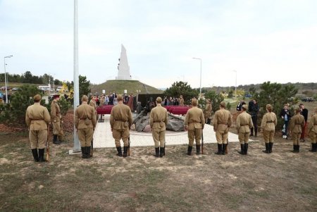 На Мемориале 412-й батареи перезахоронили останки погибших в годы Второй мировой войны участников обороны Одессы (фото)