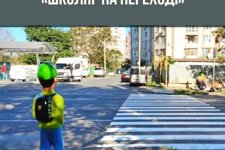 На Черемушках установили манекен «Школьник на переходе» (фото, видеокомментарий)