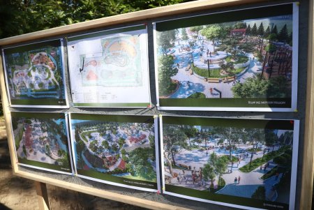 В Приморском районе начались работы по созданию сквера Армейский (фото)
