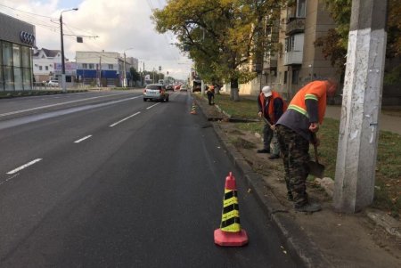Коммунальщики трех предприятий совместно облагородили частный сектор в Киевском районе (фото)