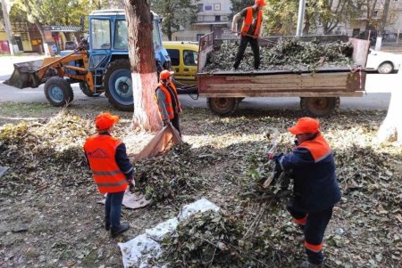 Коммунальщики трех предприятий совместно облагородили частный сектор в Киевском районе (фото)