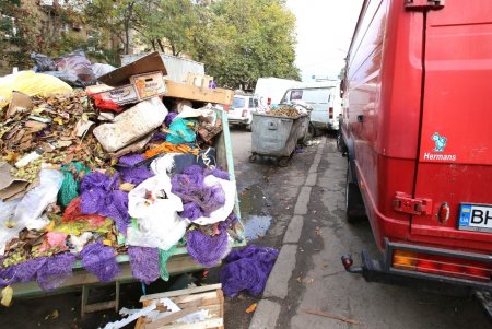В районе Преображенского парка торговцы устроили незаконную площадку для оптовой торговли овощами (фоторепортаж)