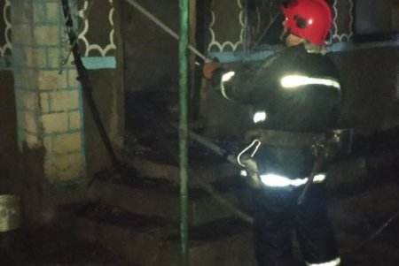 Пожар унес жизнь женщины в Николаевском районе (фото)