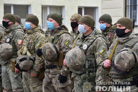 Сводный отряд полиции Одесской области отправился в командировку на восток Украины (фото)