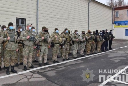 Сводный отряд полиции Одесской области отправился в командировку на восток Украины (фото)