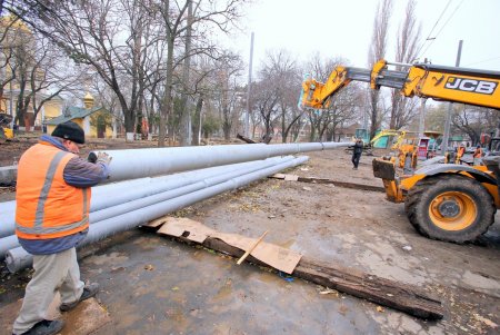 Ход благоустройства Алексеевского сквера (фоторепортаж)