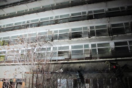 На территории санатория Пирогова произошел пожар