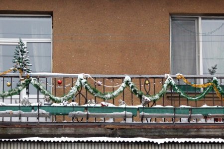 В Одессе выпал первый снег (фоторепортаж)