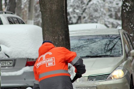 В Одессе выпал первый снег (фоторепортаж)
