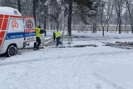 В Одессе устанавливают пункты обогрева во время непогоды (фото)