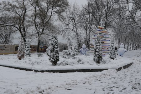 Зимняя сказка одесских улиц (фоторепортаж)