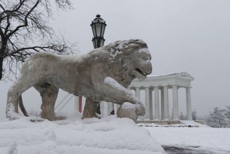 Зимняя сказка одесских улиц (фоторепортаж)