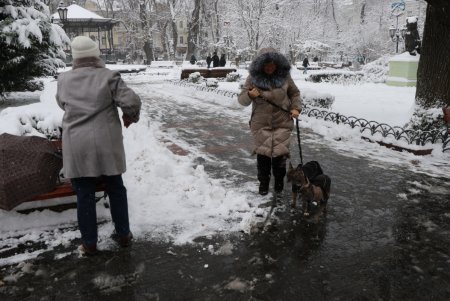 Зимняя сказка одесских улиц (фоторепортаж)