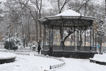Зимняя сказка одесских улиц (фоторепортаж)