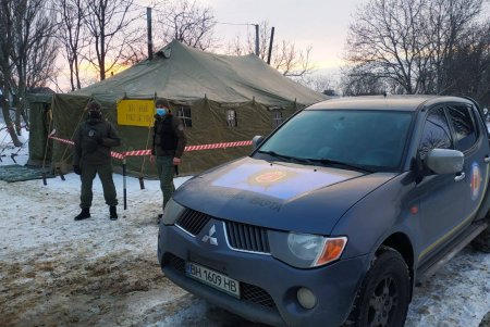 На поселке Котовского открыли мобильный пункт обогрева (фото)