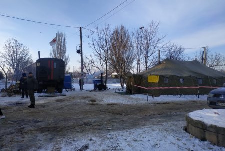 На поселке Котовского открыли мобильный пункт обогрева (фото)