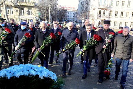 Одесситы отмечают День Соборности Украины (фоторепортаж)