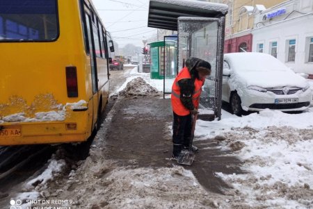 Сильнейший за последние годы снежный шторм в Одессе (фоторепортаж)