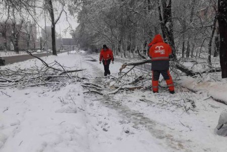 Дмитрий Жеман поблагодарил всех, кто участвует в ликвидации последствий непогоды: «Спасибо, что в такой сложный для города момент стали с нами рядом и помогаете в борьбе со стихией» (фото) 