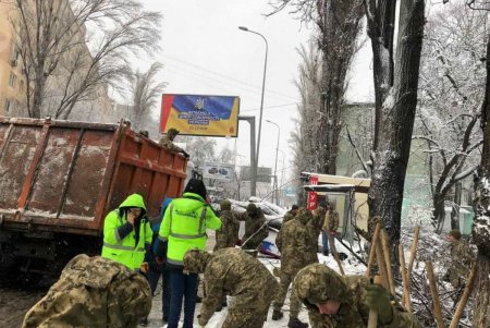 Дмитрий Жеман поблагодарил всех, кто участвует в ликвидации последствий непогоды: «Спасибо, что в такой сложный для города момент стали с нами рядом и помогаете в борьбе со стихией» (фото) 