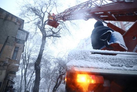 Одесса показала высокий результат в борьбе со снегом