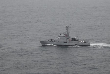 Украинские ВМС провели совместные учения с американскими ракетными крейсерами (фото)