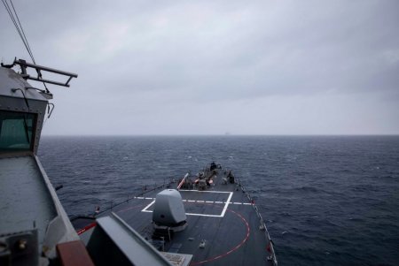 Украинские ВМС провели совместные учения с американскими ракетными крейсерами (фото)