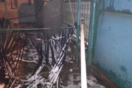 Под Одессой неизвестные подожгли иномарку семьи журналистов во дворе частного дома (фото)