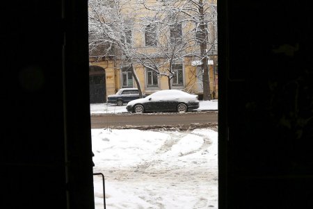 Одессу снова накрыло белой пеленой (фоторепортаж)