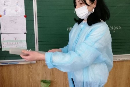В гимназии № 7 проверили состояние воздуха и освещения в учебных кабинетах (фото)