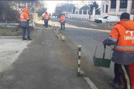К окончанию зимы коммунальщики навели порядок в дендропарке Победы и на Старосенной площади (фото)