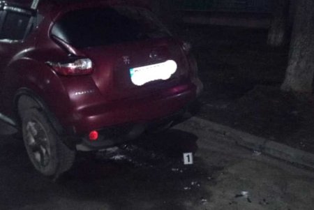 В Черноморске правоохранители задержали двух мужчин, которые пытались поджечь автомобиль (фото)