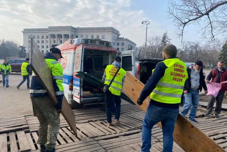 Свернут пункт обогрева на Куликовом поле: за 45 дней работы получили помощь более 10 тысяч человек (фото)