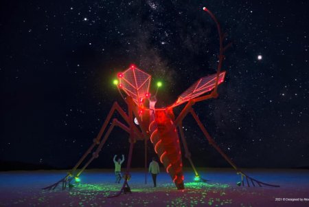 На фестивале Burning Man может появиться монумент шестиметрового комара от одесского скульптора