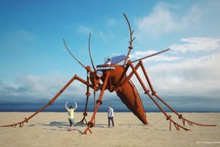 На фестивале Burning Man может появиться монумент шестиметрового комара от одесского скульптора