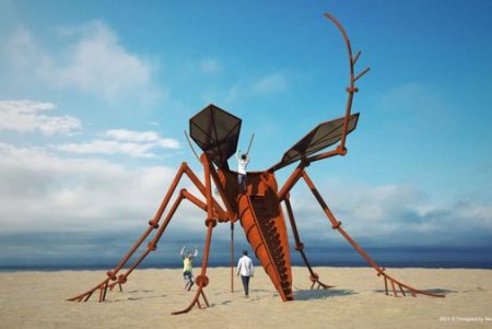 На фестивале Burning Man может появиться монумент шестиметрового комара от одесского скульптора