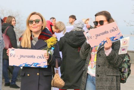 В Одессе в честь 8 Марта прошел Марш женщин (фоторепортаж)