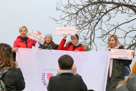 В Одессе в честь 8 Марта прошел Марш женщин (фоторепортаж)